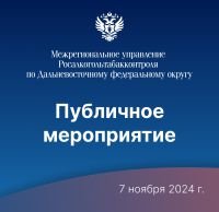 Анонс проведения публичного мероприятия 22 ноября 2024 года